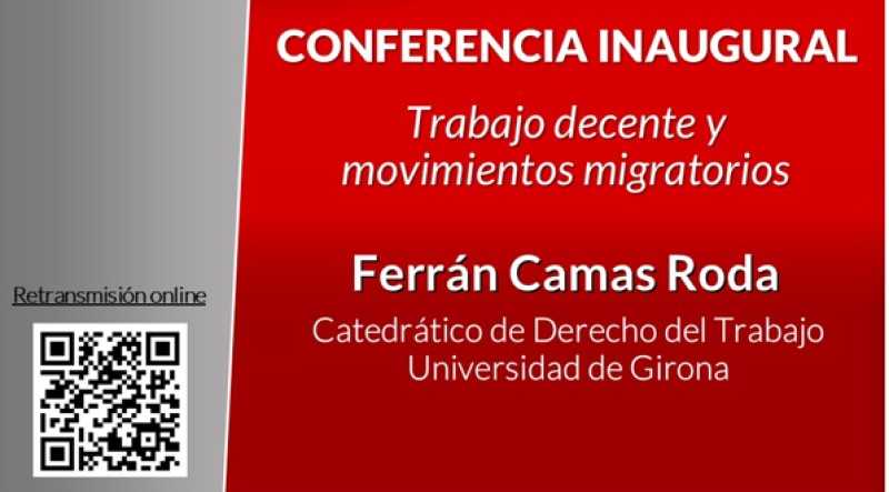 Mi conferencia sobre Trabajo decente y movimientos migratorios el 14 de octubre en Salamanca 