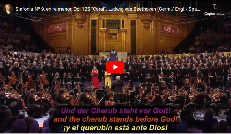 Mi aportación al 250 aniversario del nacimiento de Beethoven: la IX Sinfonía como nuestra voz ante el 2021 