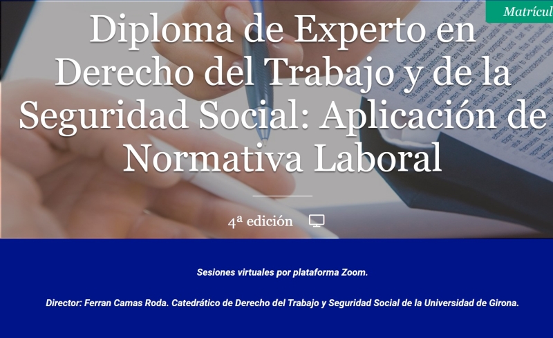 Septiembre de 2022: Difundiendo la 4ª Edición de nuestro Postgrado On-Line 