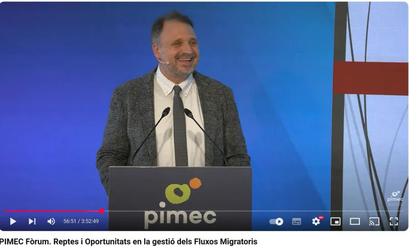 Ponència presentada a la PIMEC el 12 de març de 2025 sobre reptes en matèria d'immigració 