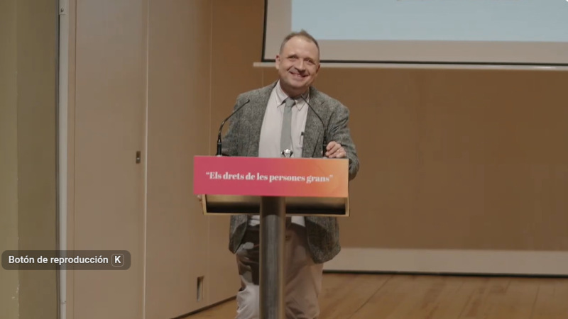 Conferència que imparteixo a la 5ª Jornada sobre Drets de les Persones Grans el 21 de novembre de 2026 