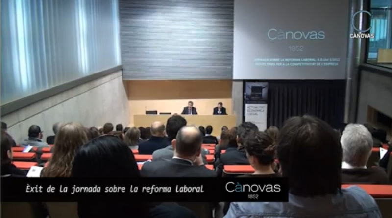 Jornada sobre la Reforma Laboral · Cánovas 1852 SL 
